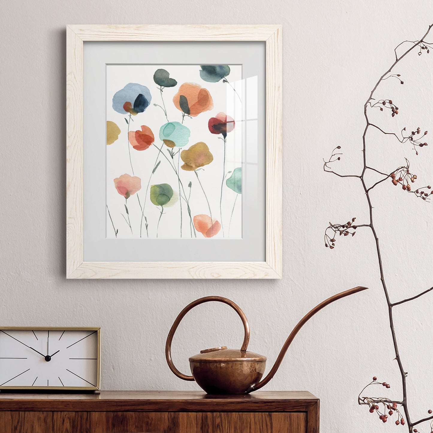 Lollipop Garden II - Barnwood Framed Art Print