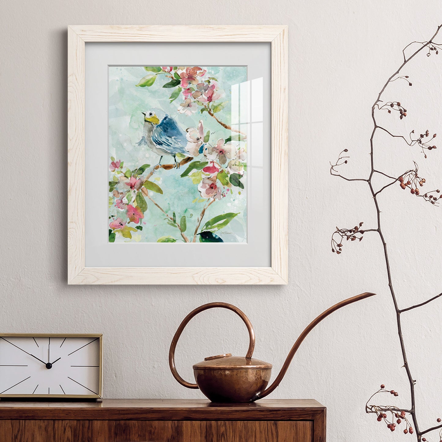 Asbury Garden Song II - Barnwood Framed Art Print