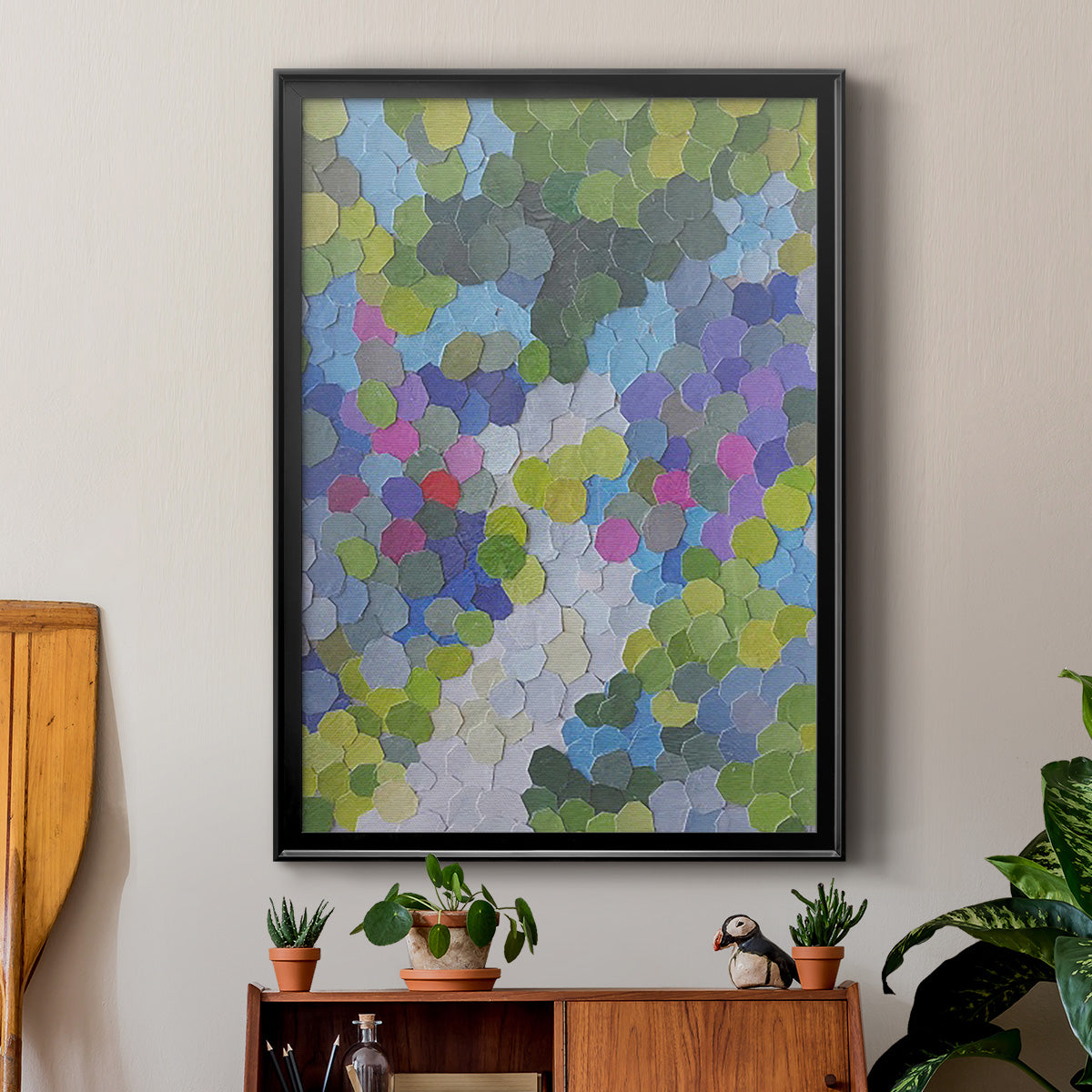 A Stroll through Selby Gardens - Modern Framed Canvas Print