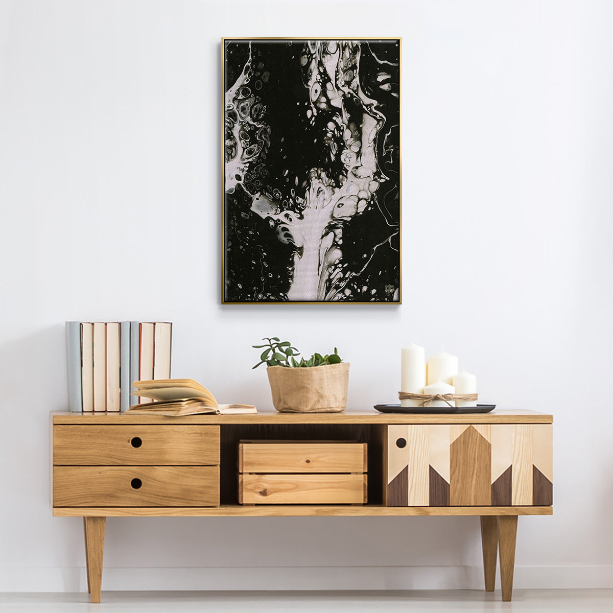 C37 - Floater Framed Canvas Print