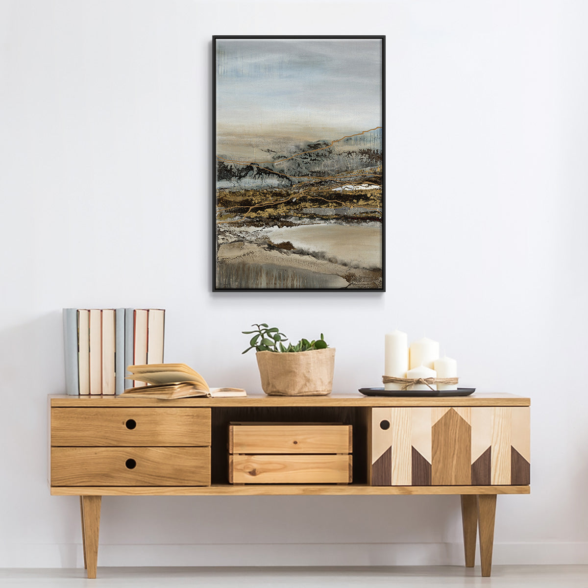 Annual Journey - Floater Framed Canvas Print