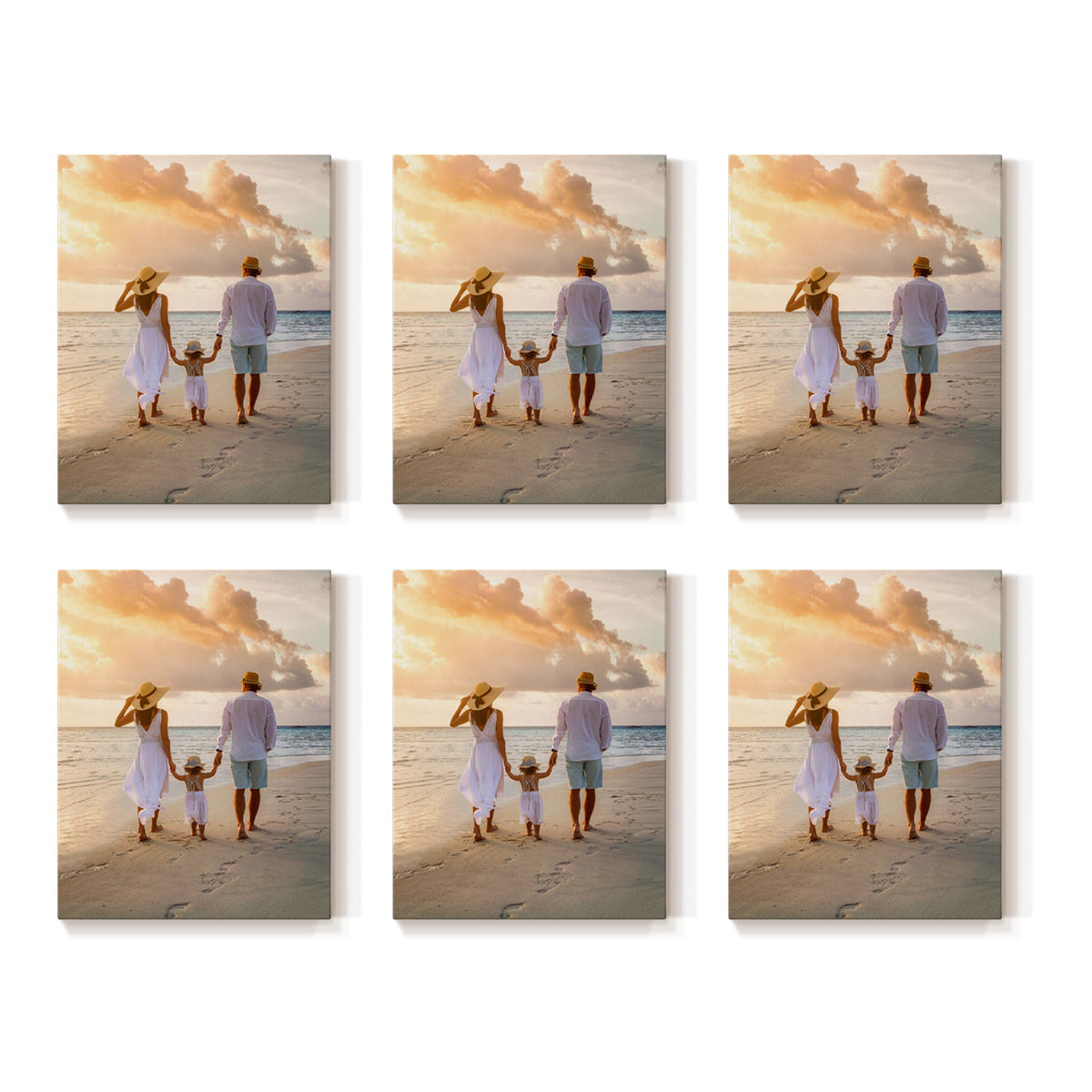 Set of 6 Restickable Custom Framed Photos - 11" x 14"