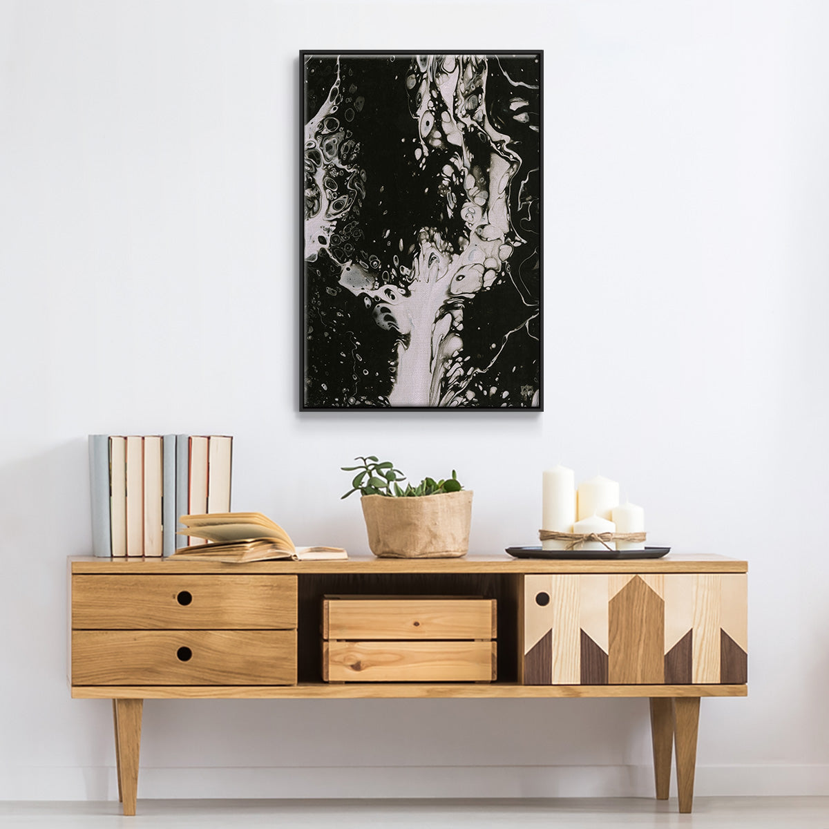 C37 - Floater Framed Canvas Print