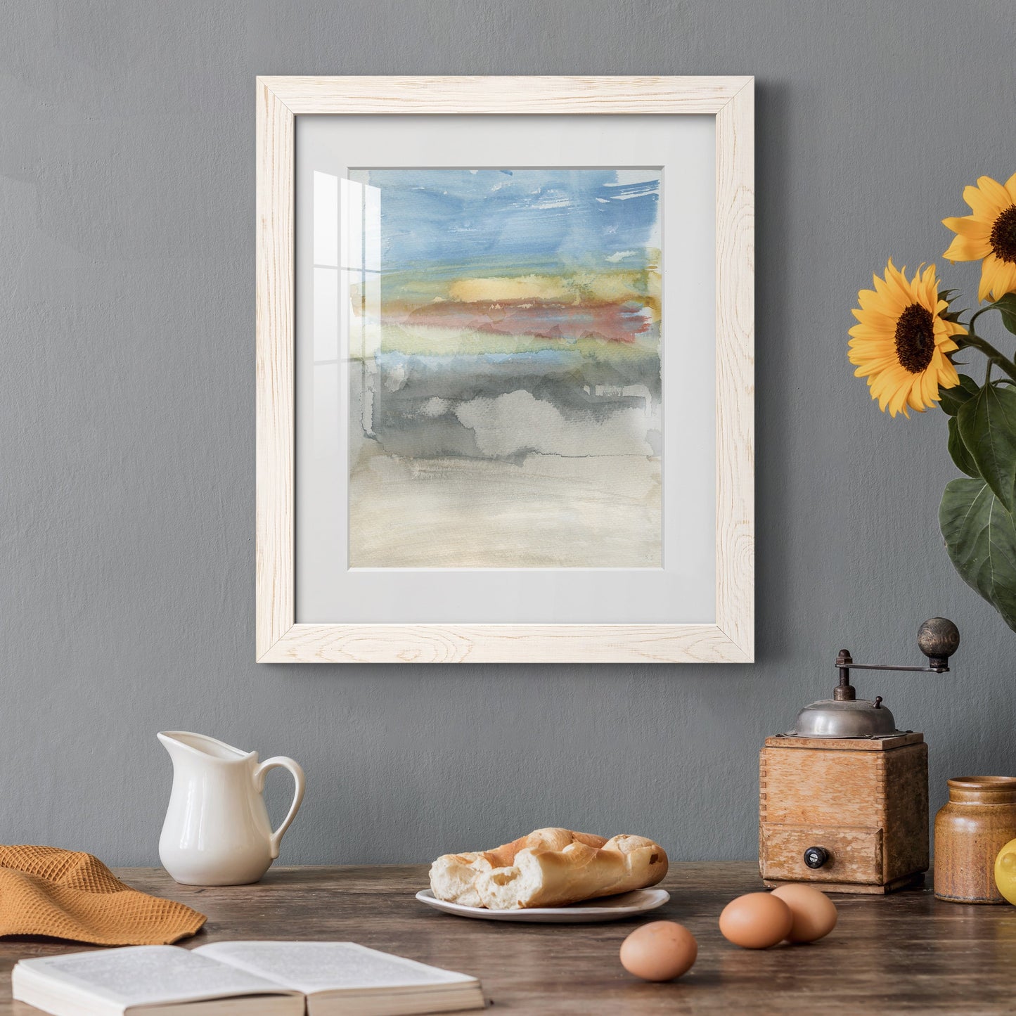 High Desert Sunset I - Barnwood Framed Art Print