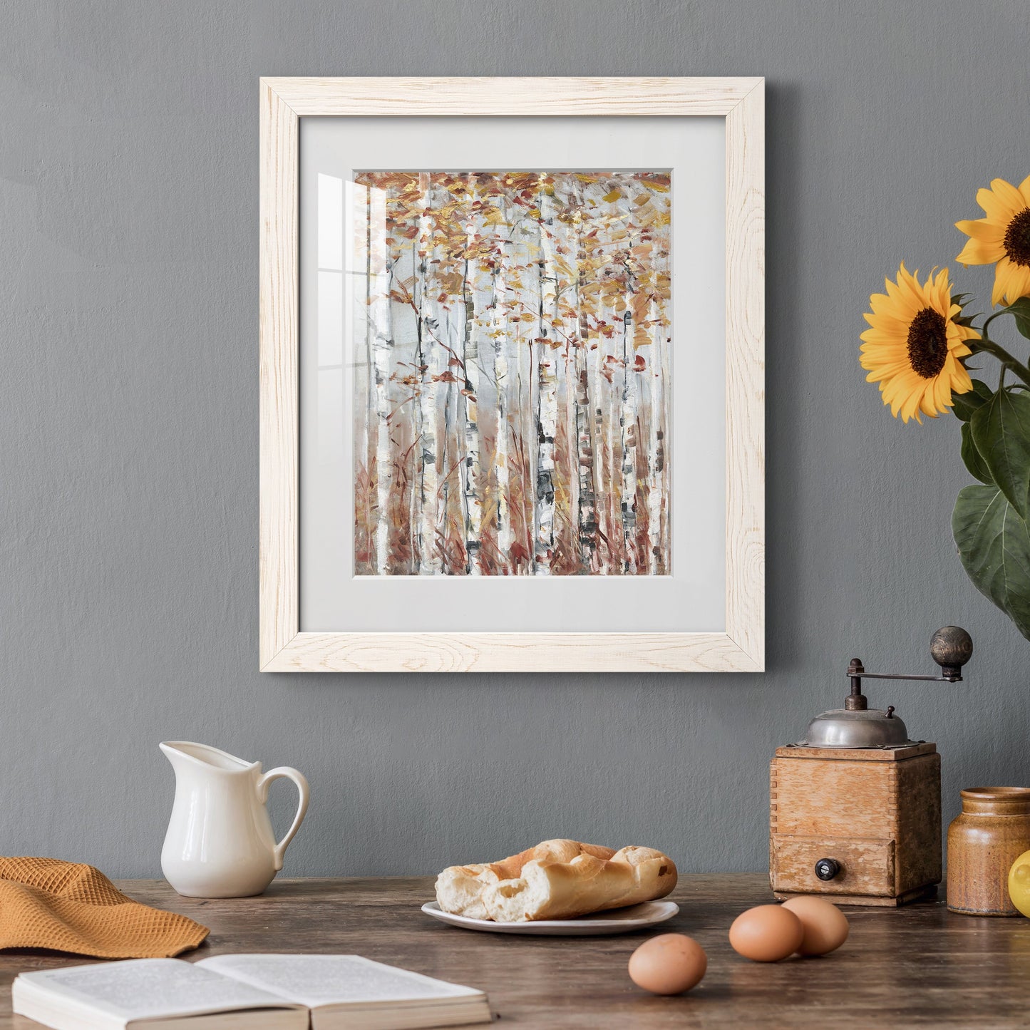 Copper Forest - Barnwood Framed Art Print