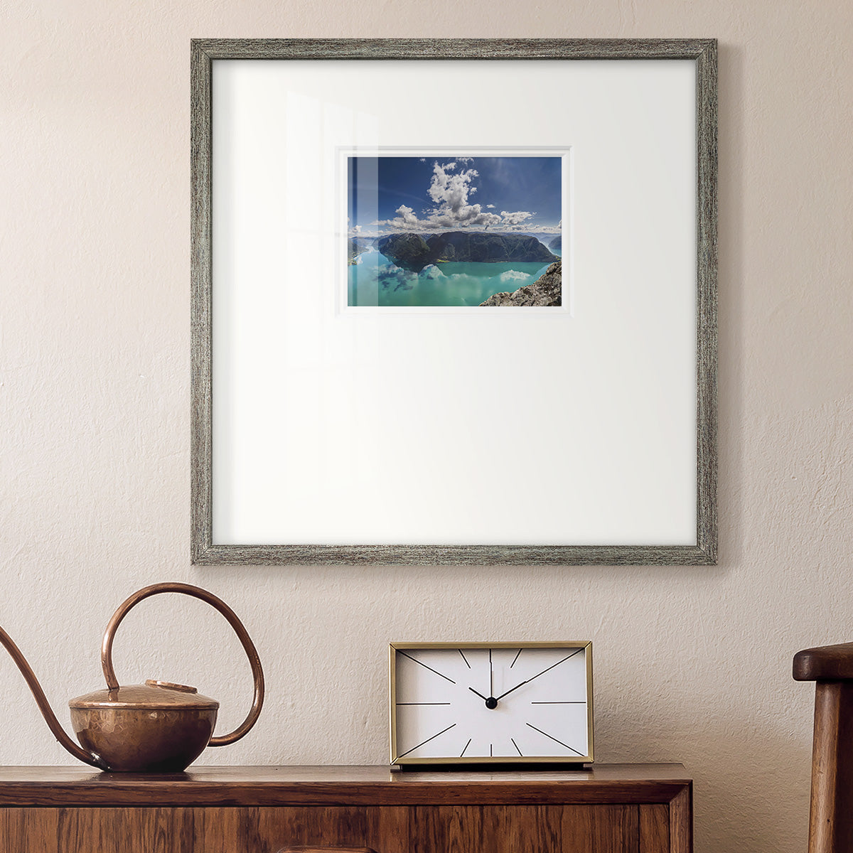 Reflection I - Double Matboard Framed Print