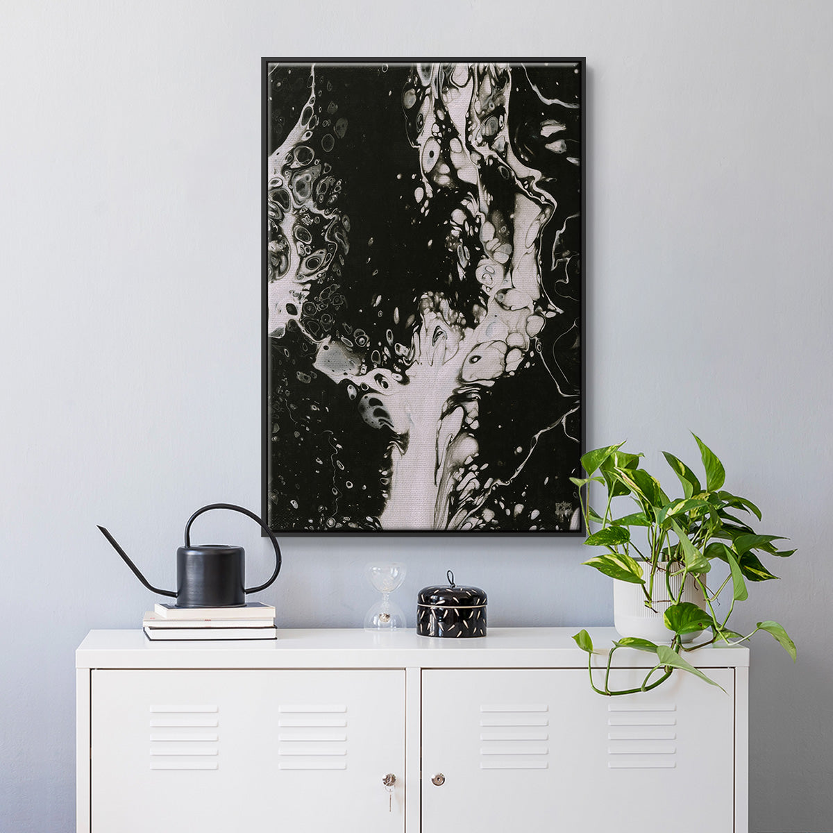 C37 - Floater Framed Canvas Print