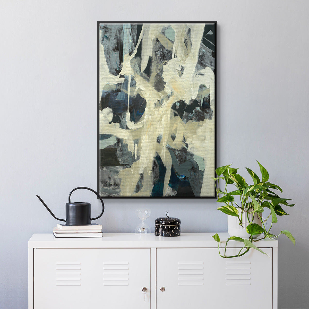 Bearers - Floater Framed Canvas Print