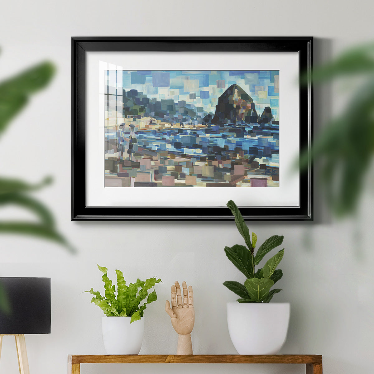 Evening in Cannon Beach - Modern Framed Art Print