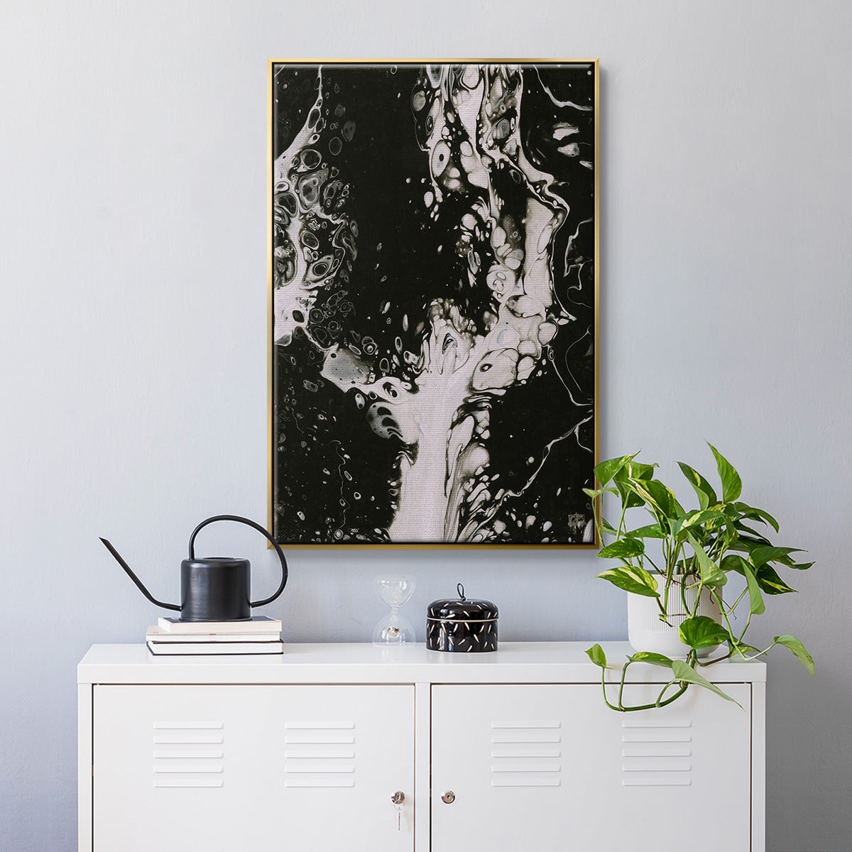 C37 - Floater Framed Canvas Print