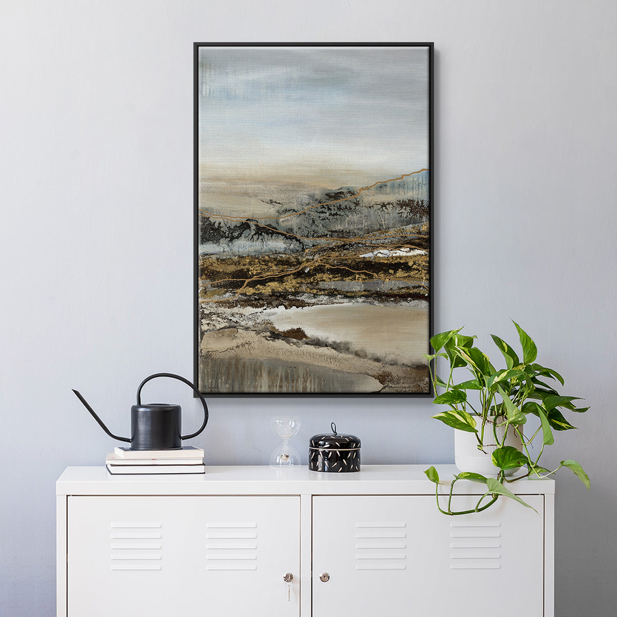 Annual Journey - Floater Framed Canvas Print