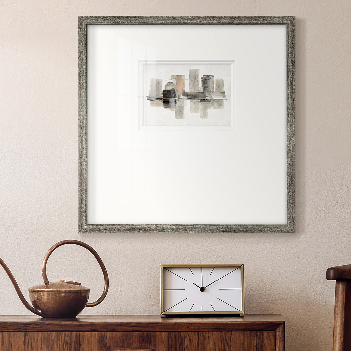 Urban Oasis II - Double Matboard Framed Print