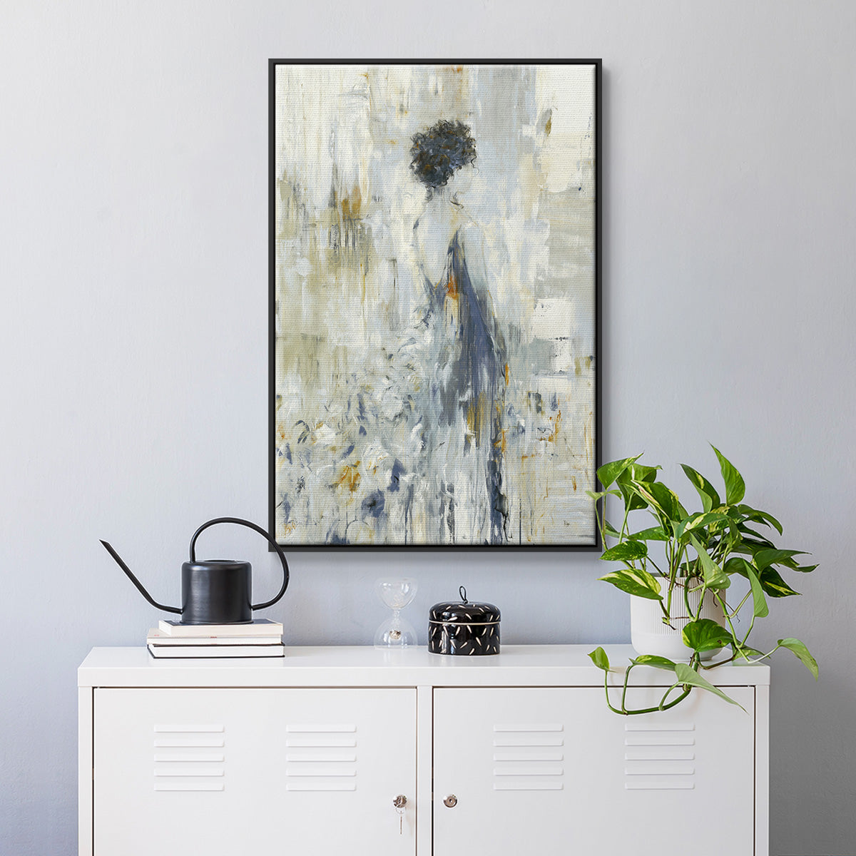 Fond Reflections - Floater Framed Canvas Print