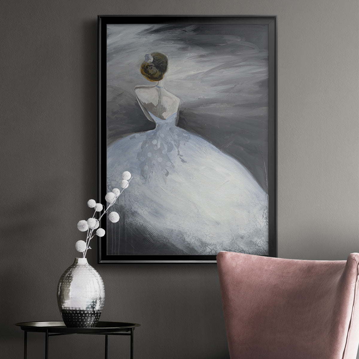 Off in the Distance - Framed Canvas Print