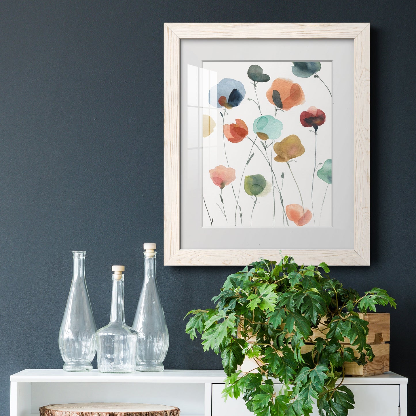 Lollipop Garden II - Barnwood Framed Art Print