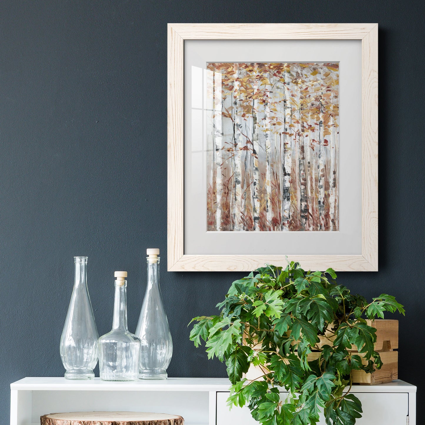 Copper Forest - Barnwood Framed Art Print