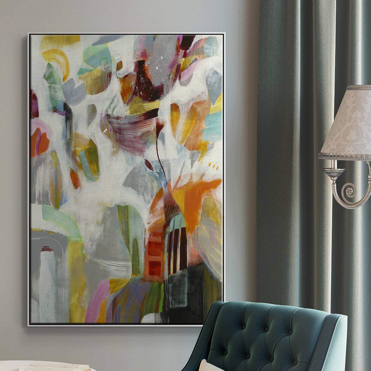 Renewal - Floater Framed Canvas Print