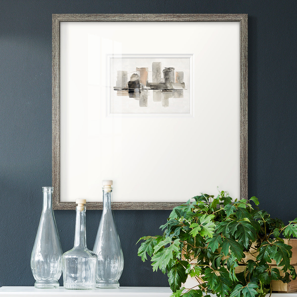 Urban Oasis II - Double Matboard Framed Print