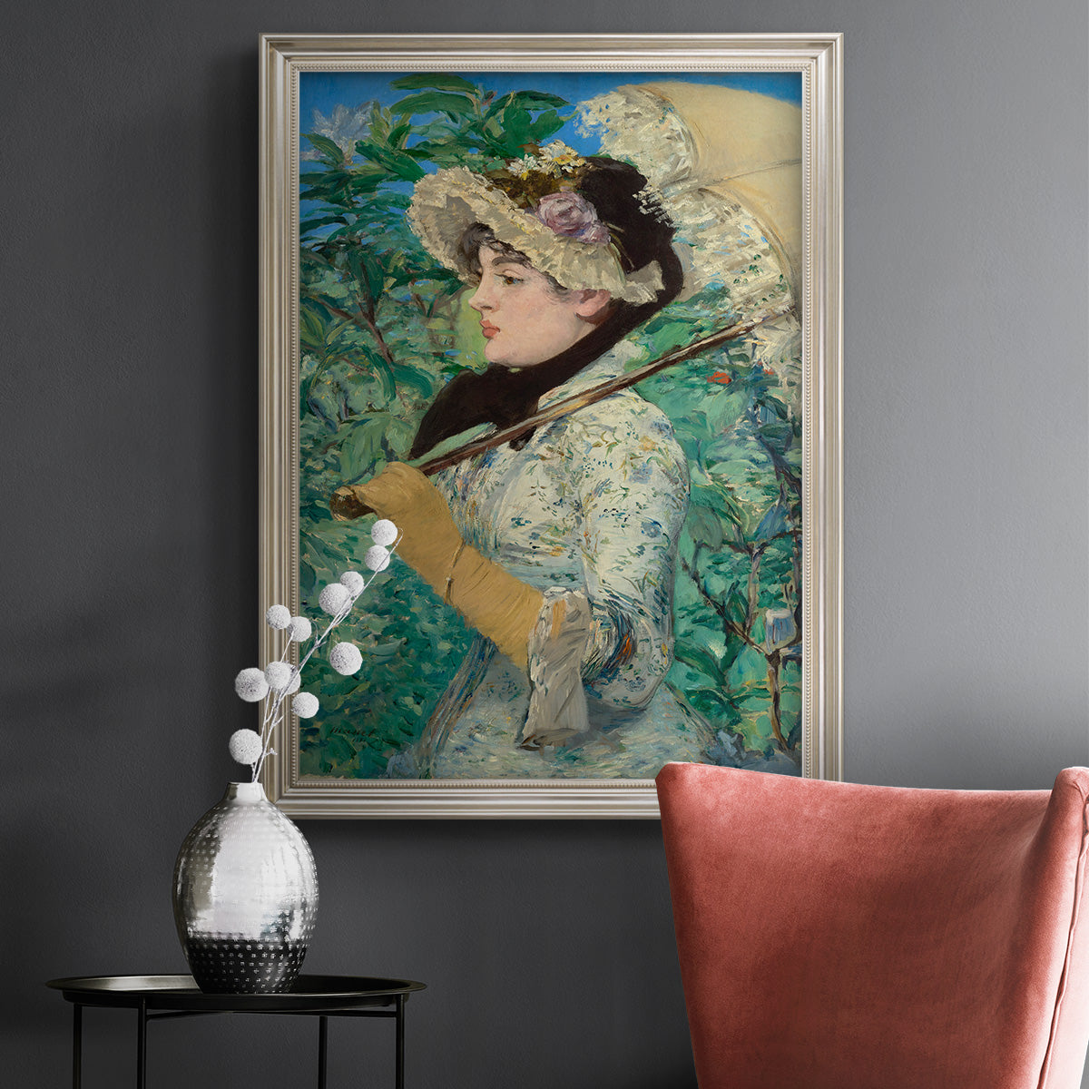 Spring - Ornate Framed Canvas Print