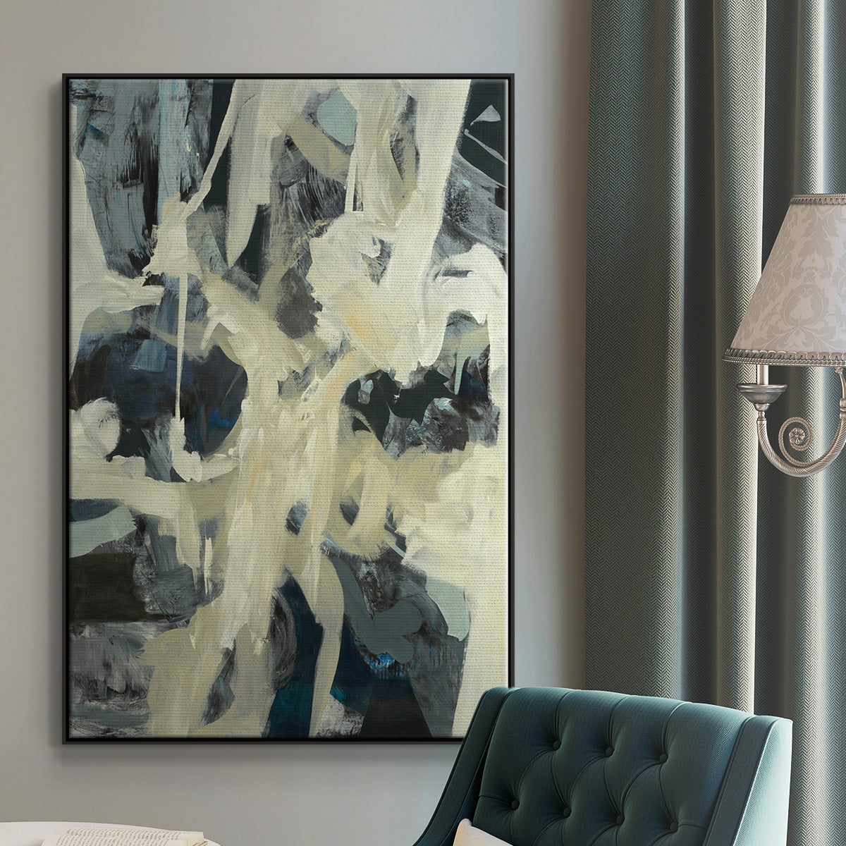 Bearers - Floater Framed Canvas Print