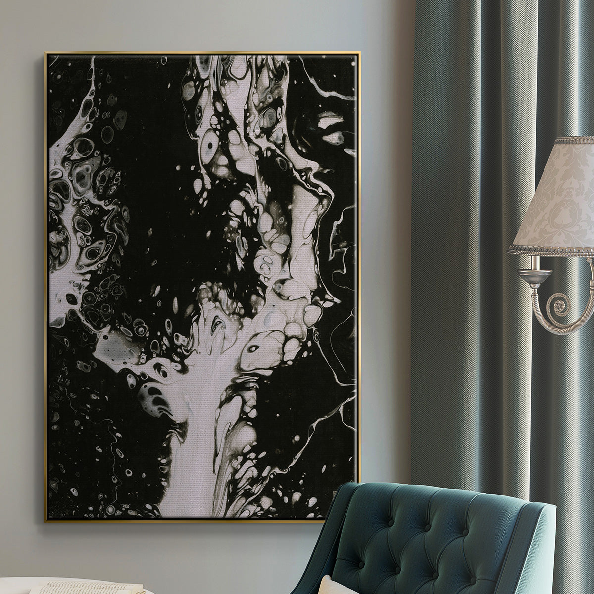 C37 - Floater Framed Canvas Print