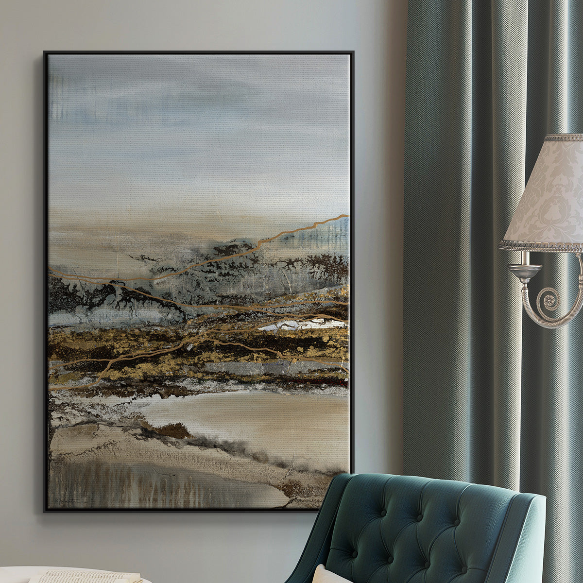 Annual Journey - Floater Framed Canvas Print