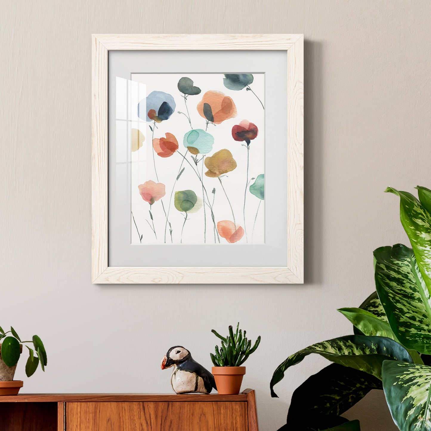 Lollipop Garden II - Barnwood Framed Art Print