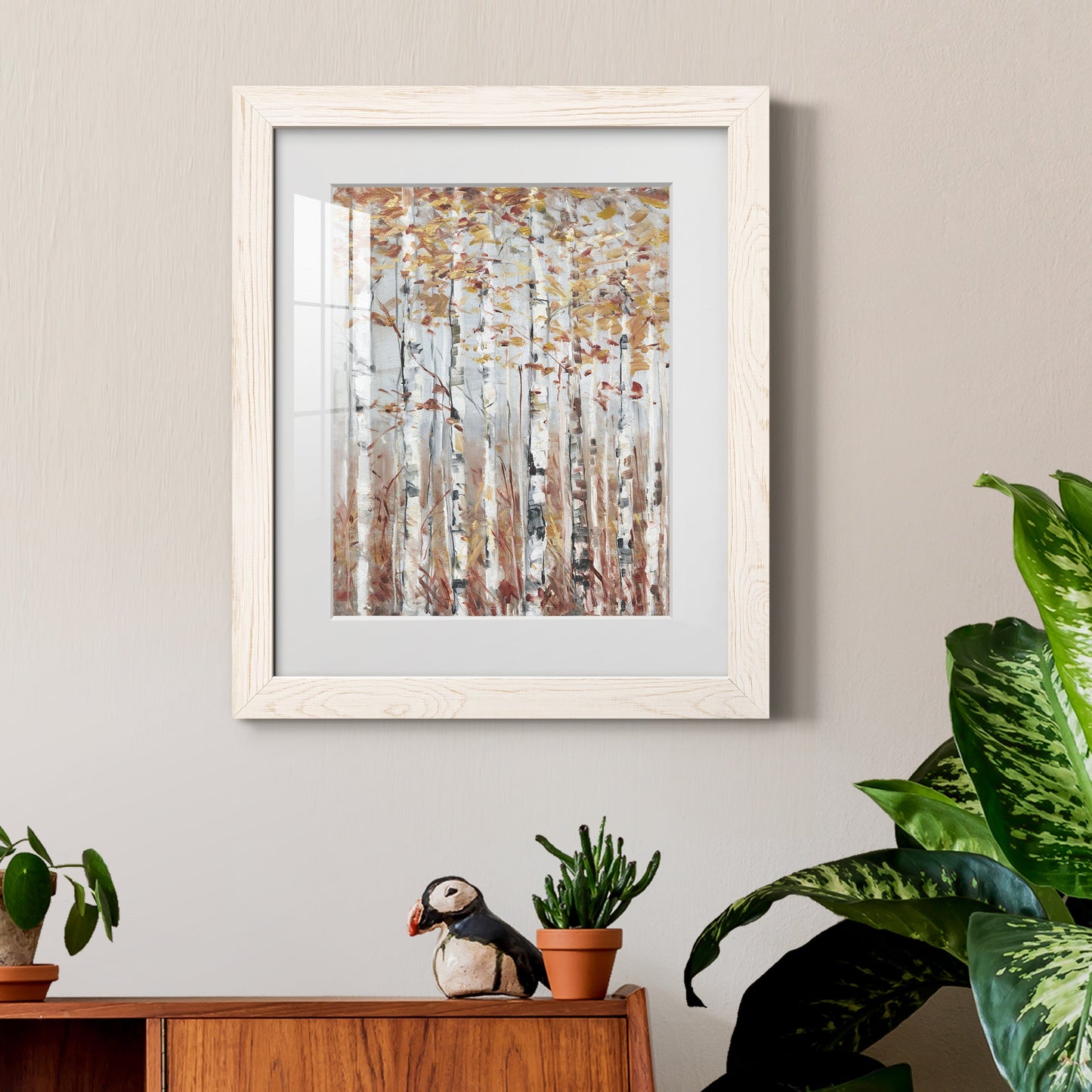 Copper Forest - Barnwood Framed Art Print