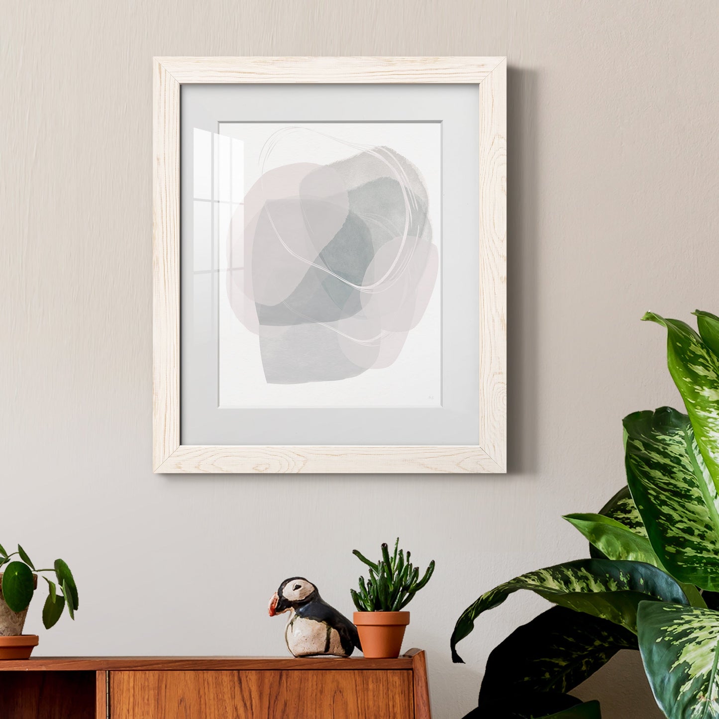 River Jewels I - Barnwood Framed Art Print