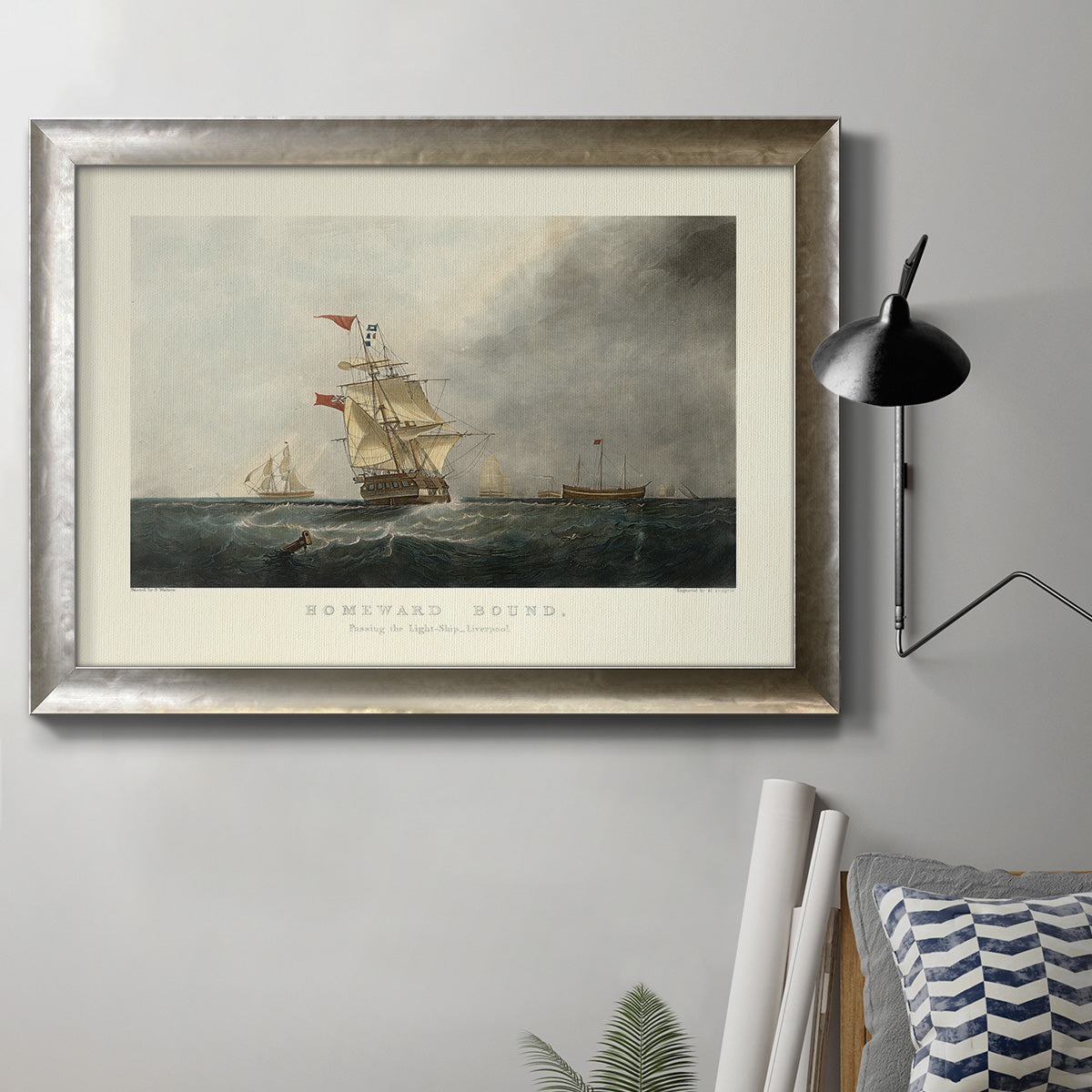 Homeward Bound - Ornate Framed Canvas Print