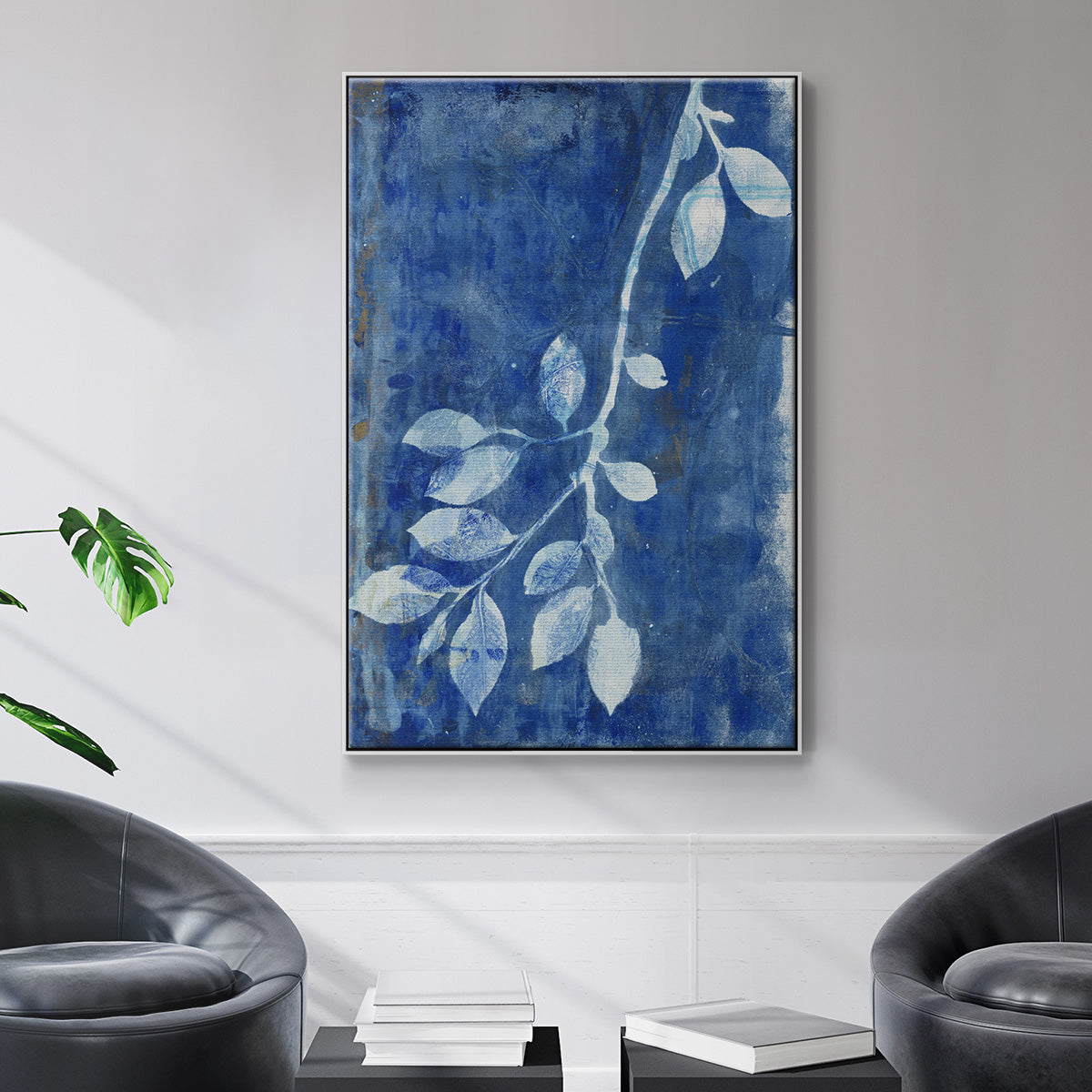 Branching Out XIX - Floater Framed Canvas Print