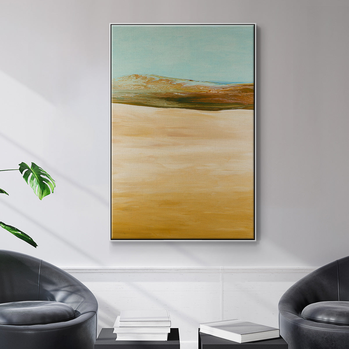 Yesterday's Today - Floater Framed Canvas Print