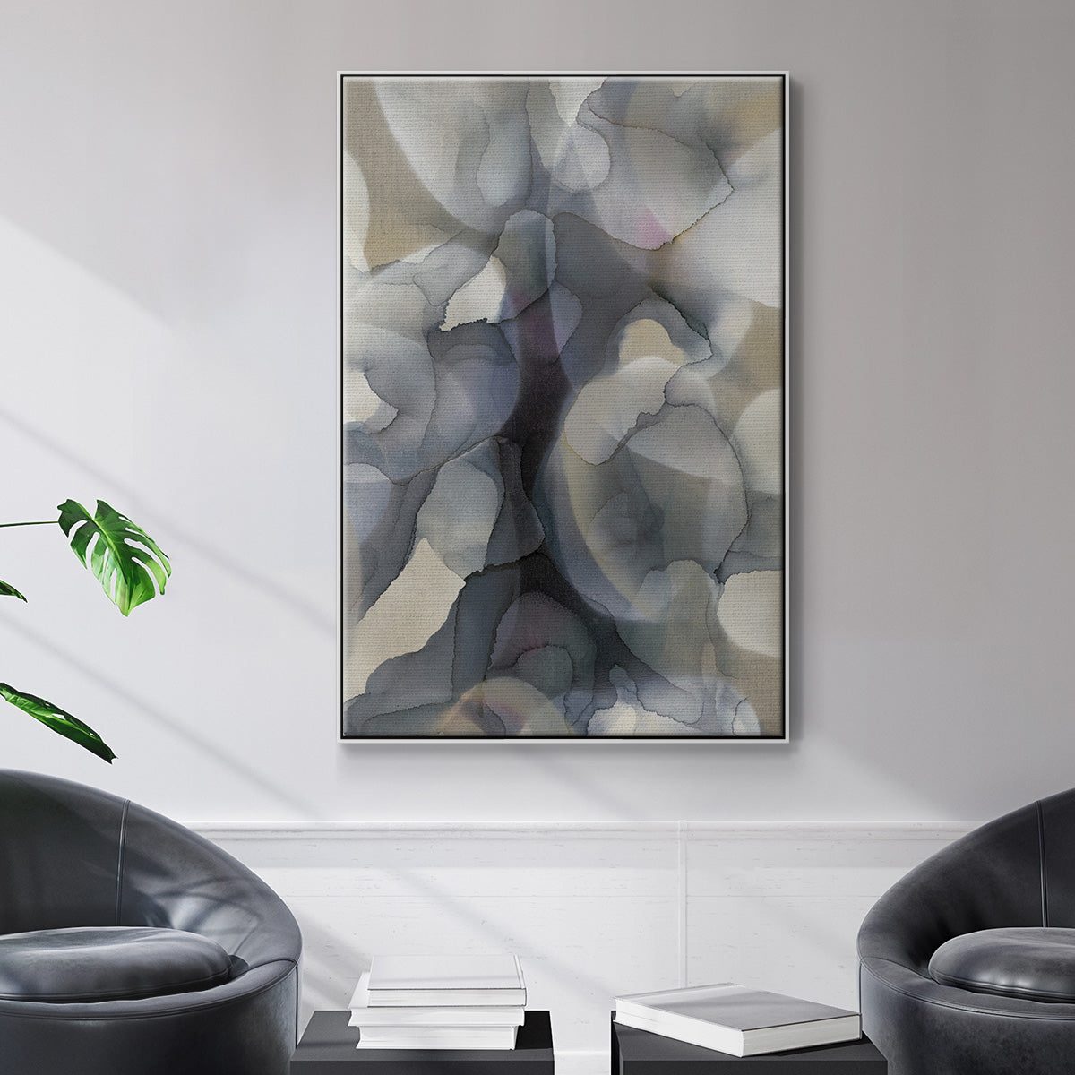 Heavy Weather - Floater Framed Canvas Print