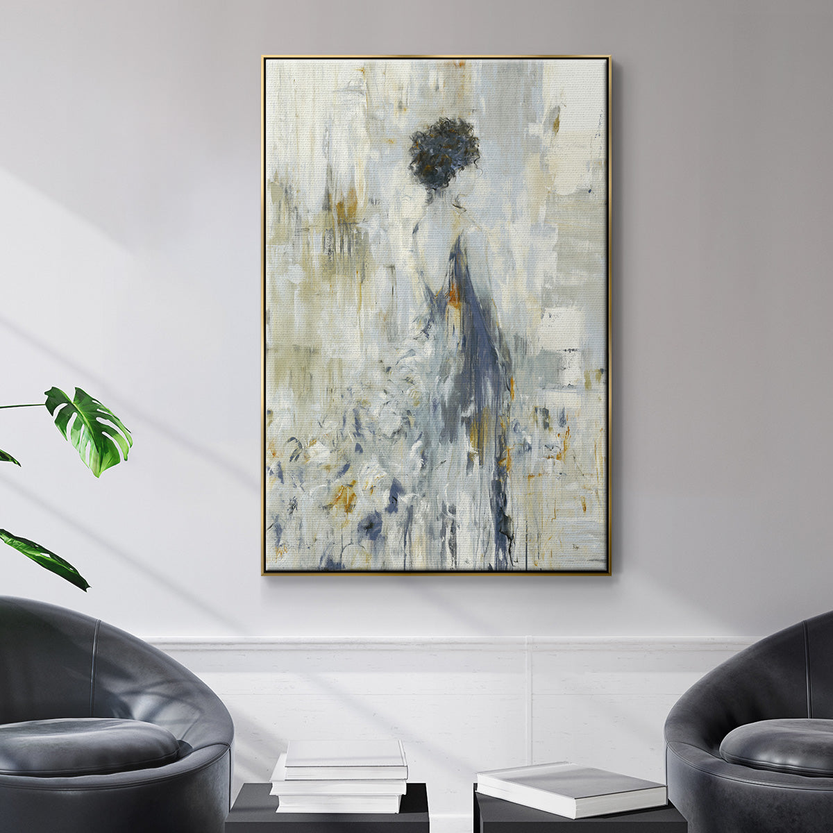 Fond Reflections - Floater Framed Canvas Print