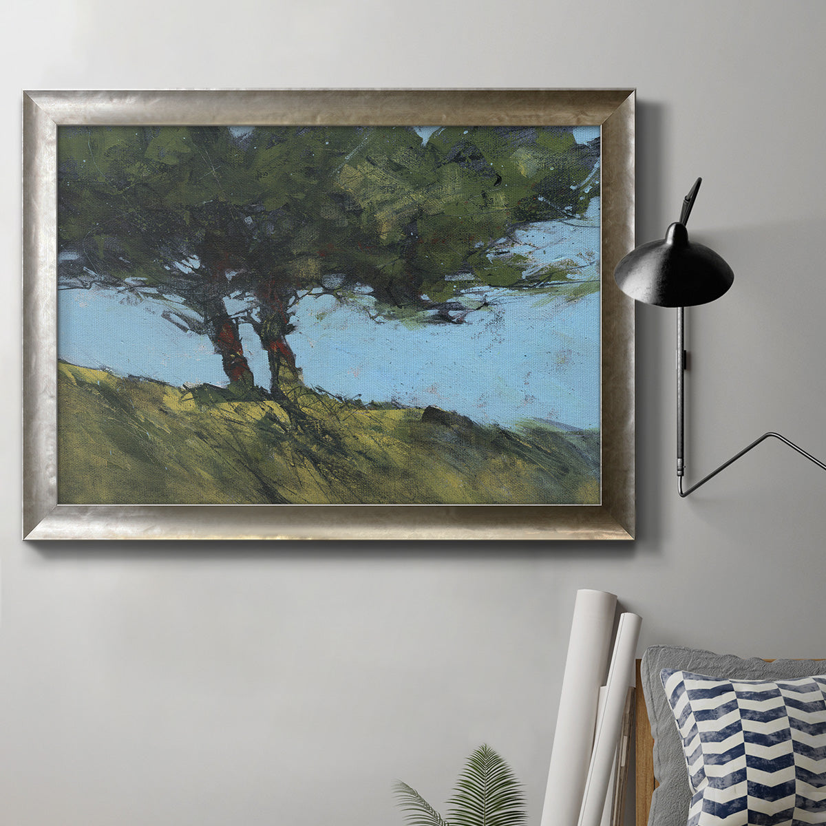 Hawthorne Duo - Ornate Framed Canvas Print