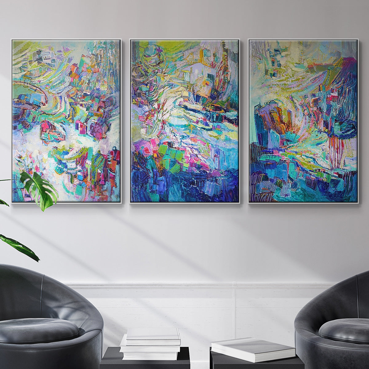 Gathering up the Goddess I - Floater Framed Canvas Set
