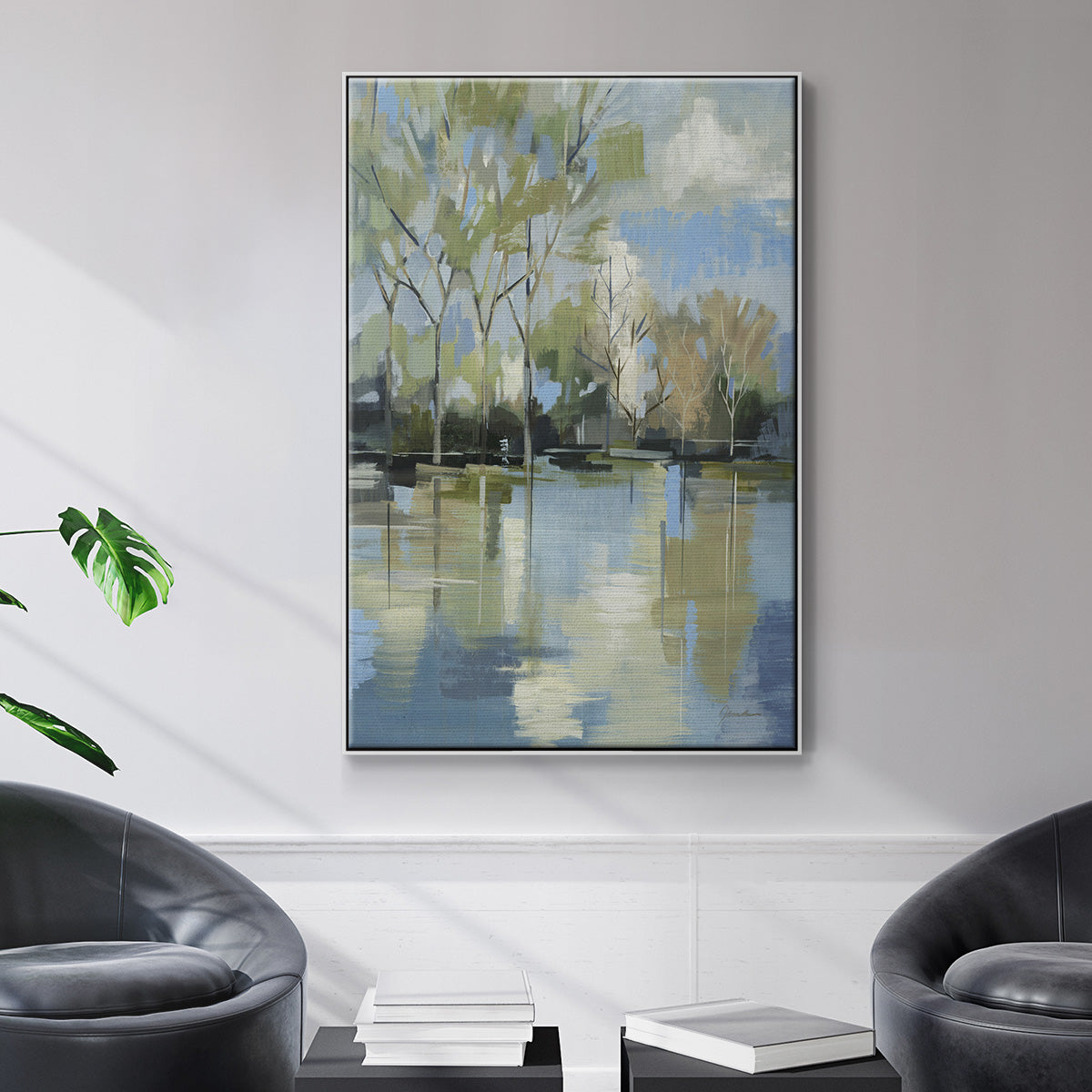 Enchanted Forest II - Floater Framed Canvas Print