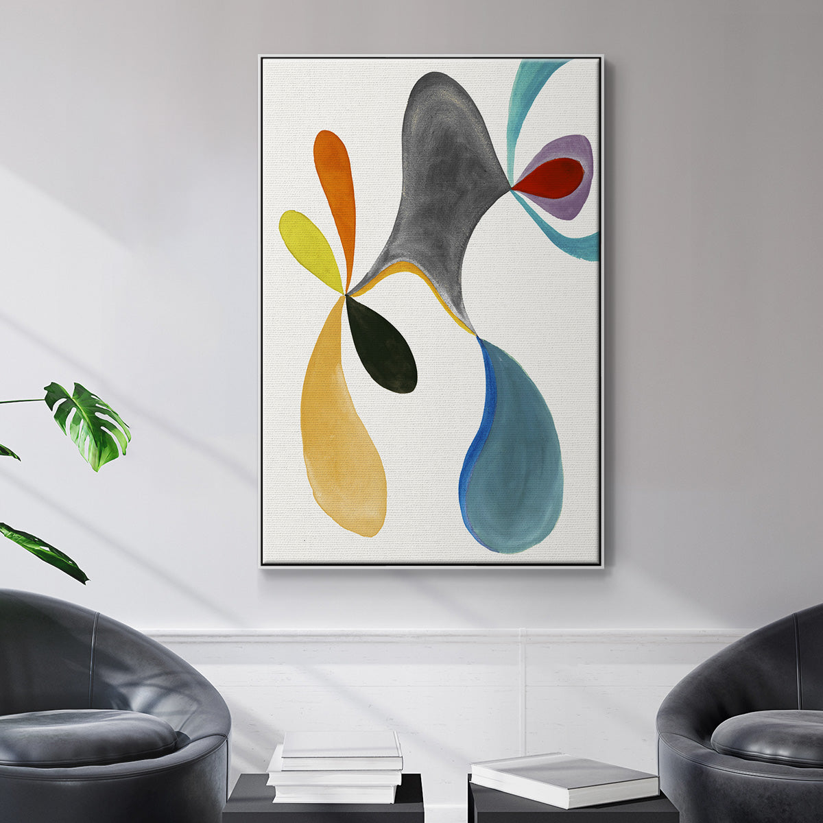 Magic Tricks I - Floater Framed Canvas Print