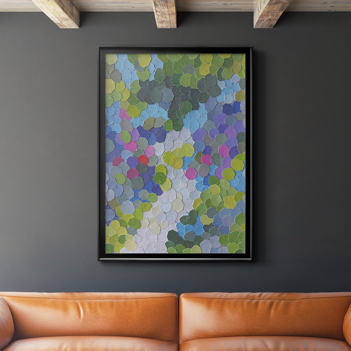 A Stroll through Selby Gardens - Modern Framed Canvas Print