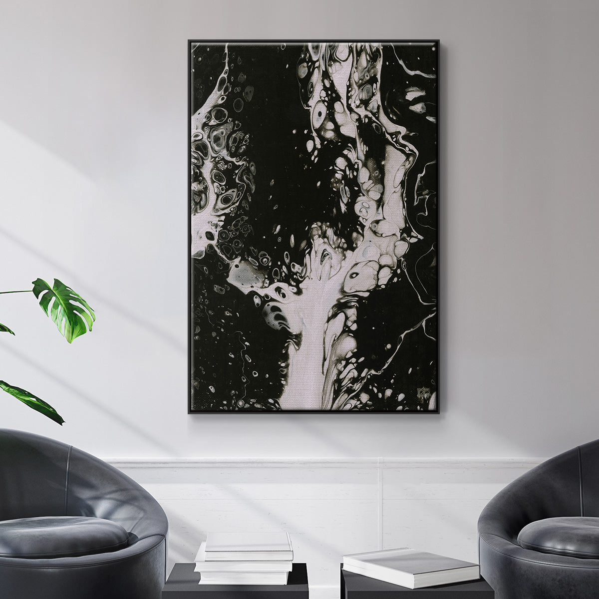 C37 - Floater Framed Canvas Print