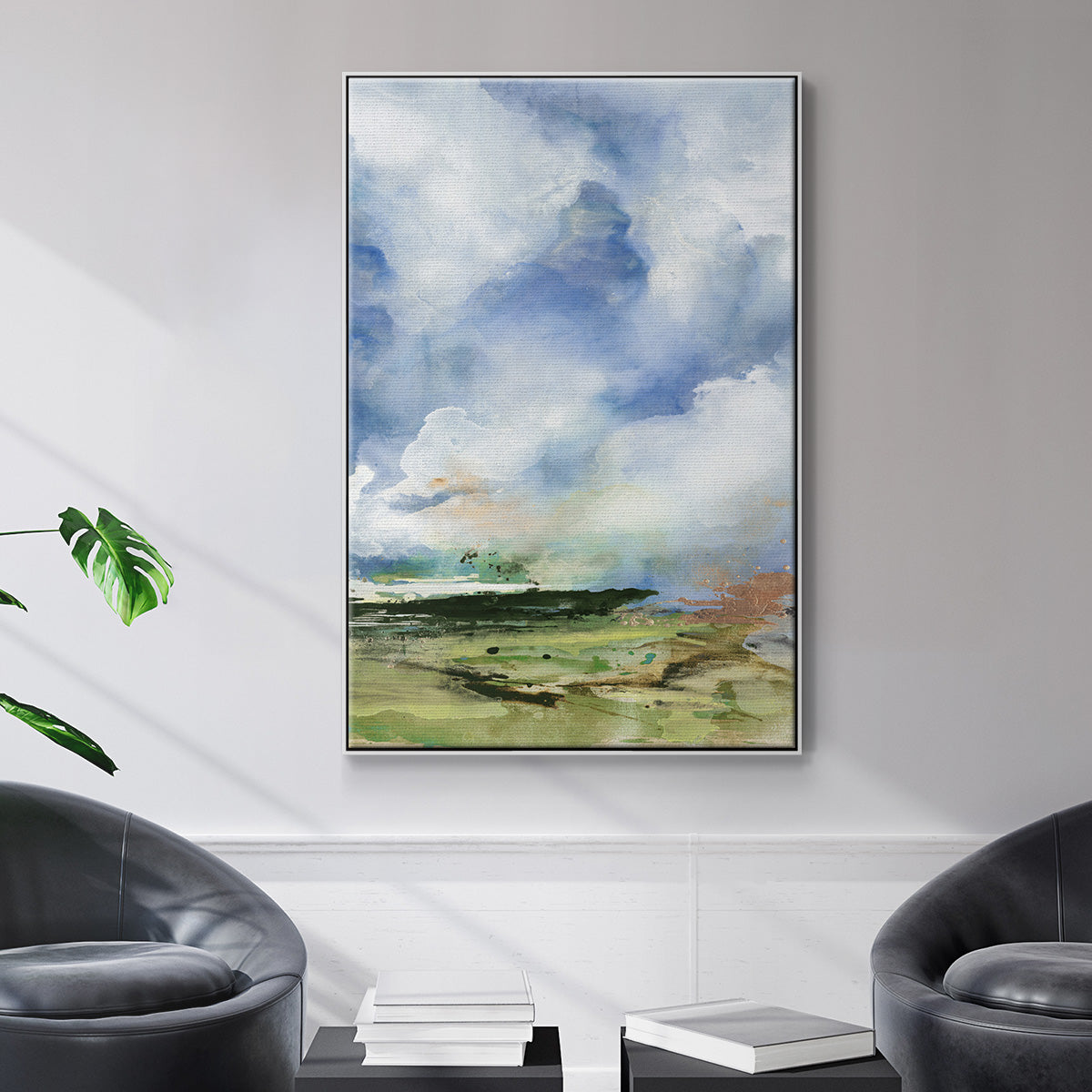 Spring Air II - Floater Framed Canvas Print