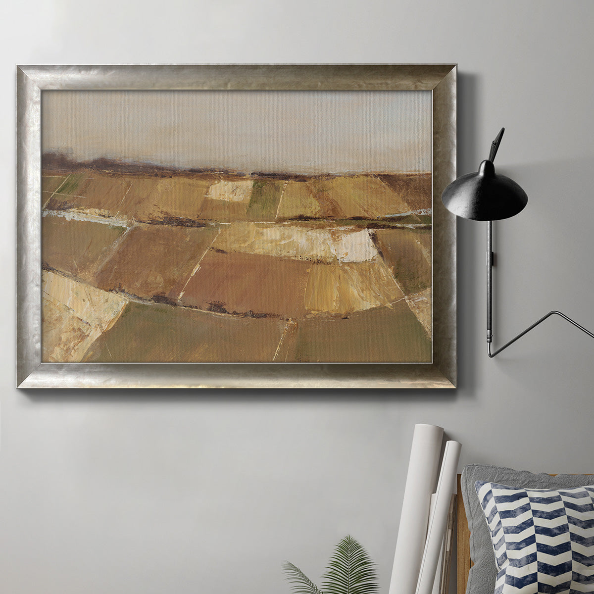 Autumn Pasture I - Ornate Framed Canvas Print