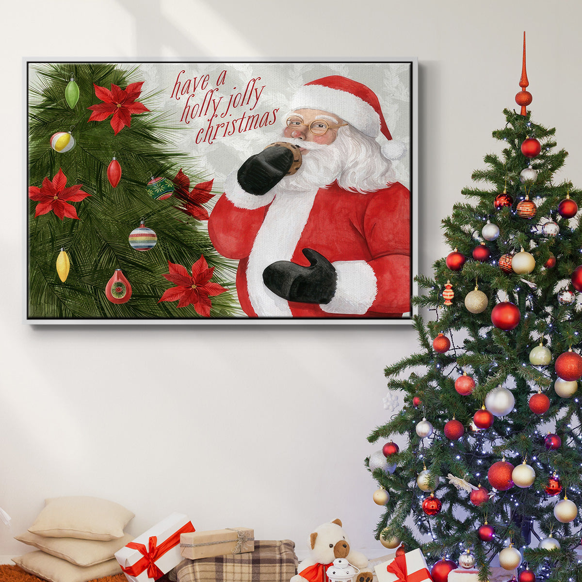 Arose Such a Clatter Collection A - Floater Framed Canvas Print