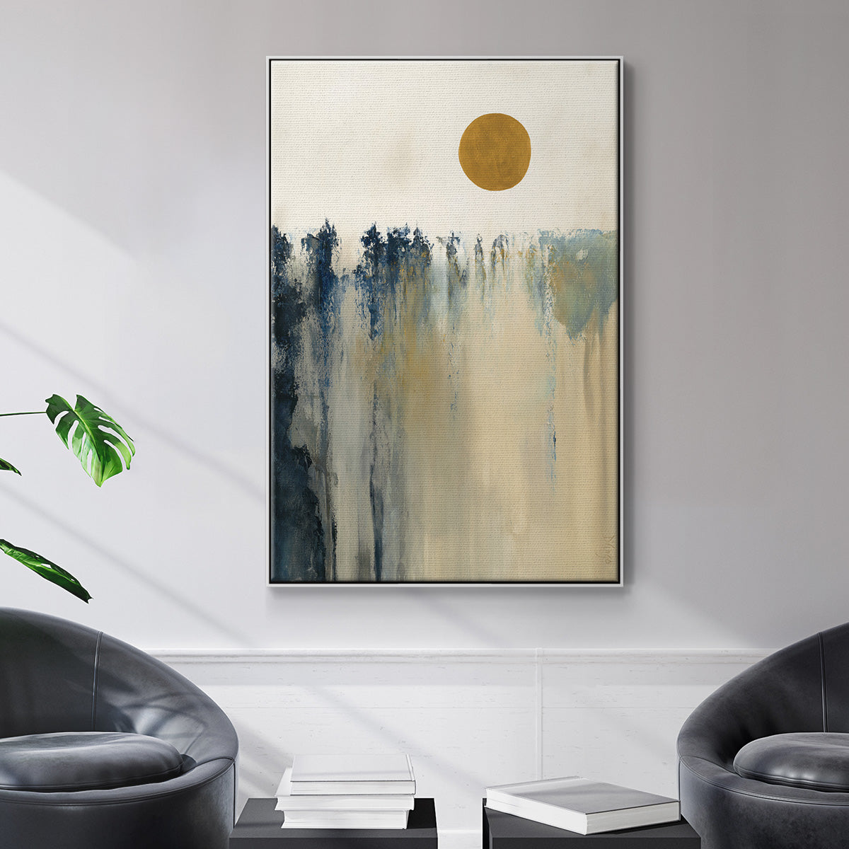 Equilibrium - Floater Framed Canvas Print