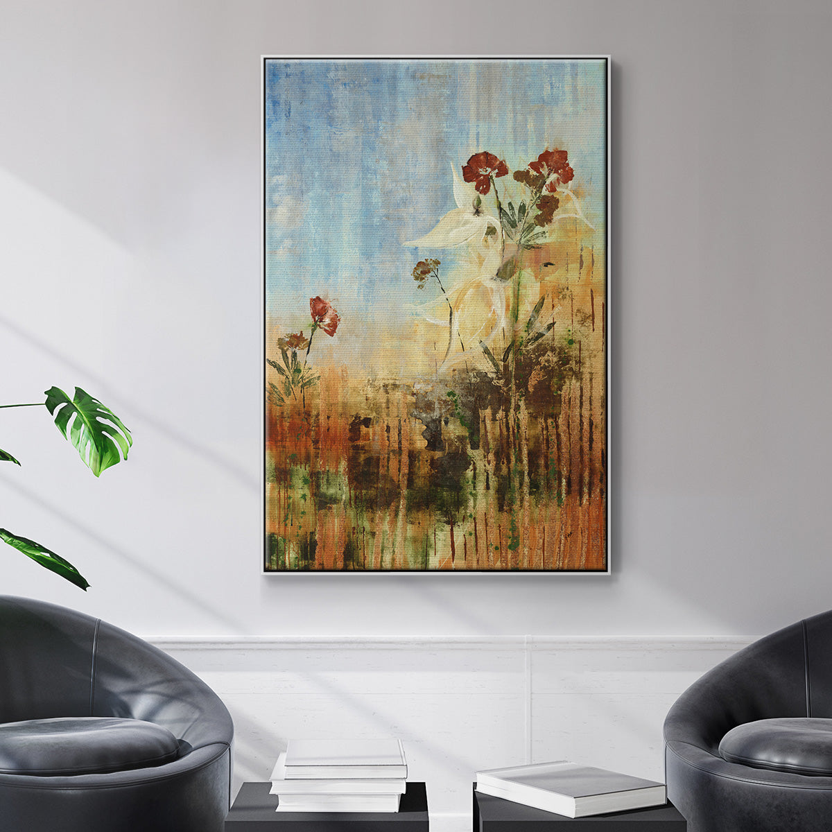 Dedicated to Spring - Floater Framed Canvas Print