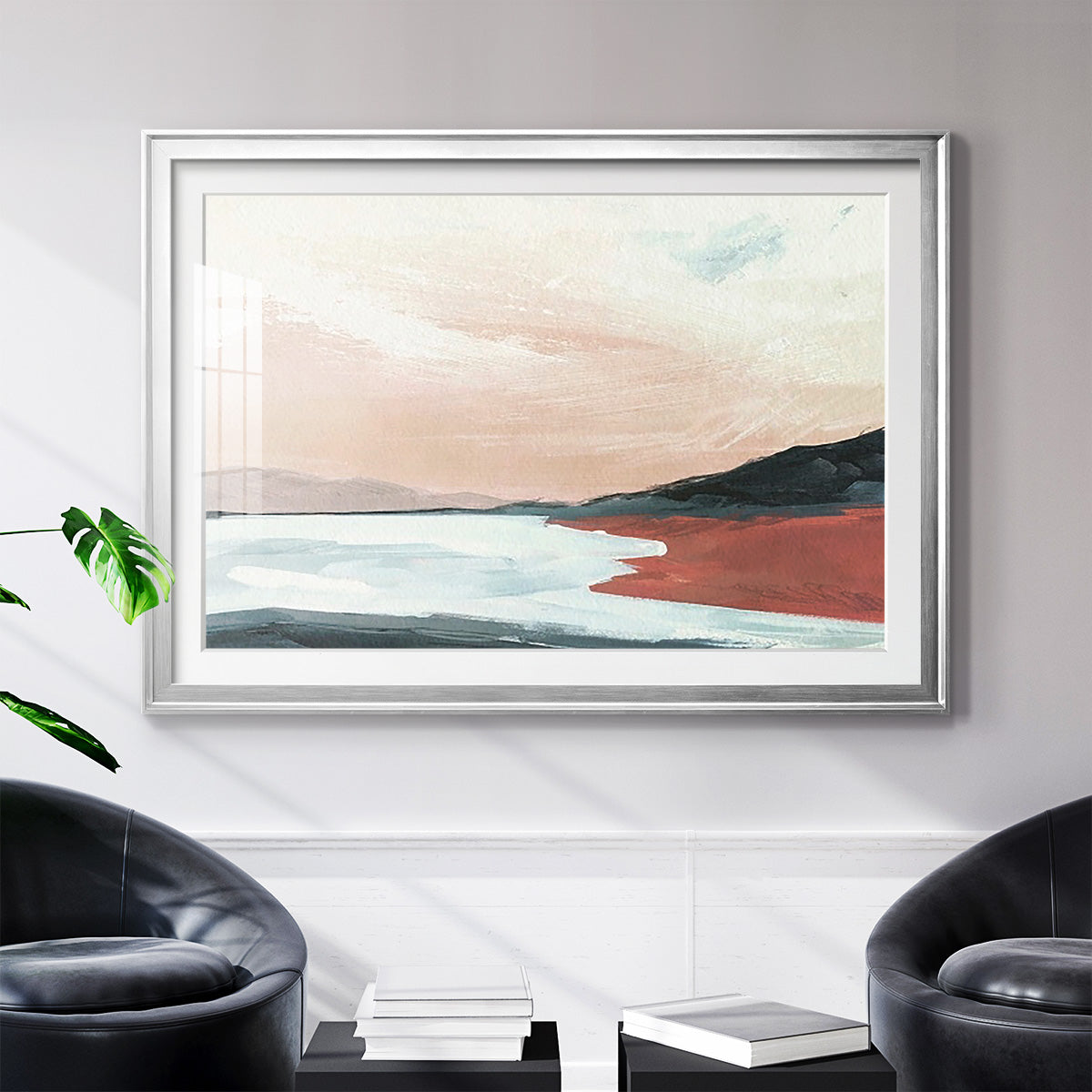 Paynes Coast II - Modern Framed Art Print