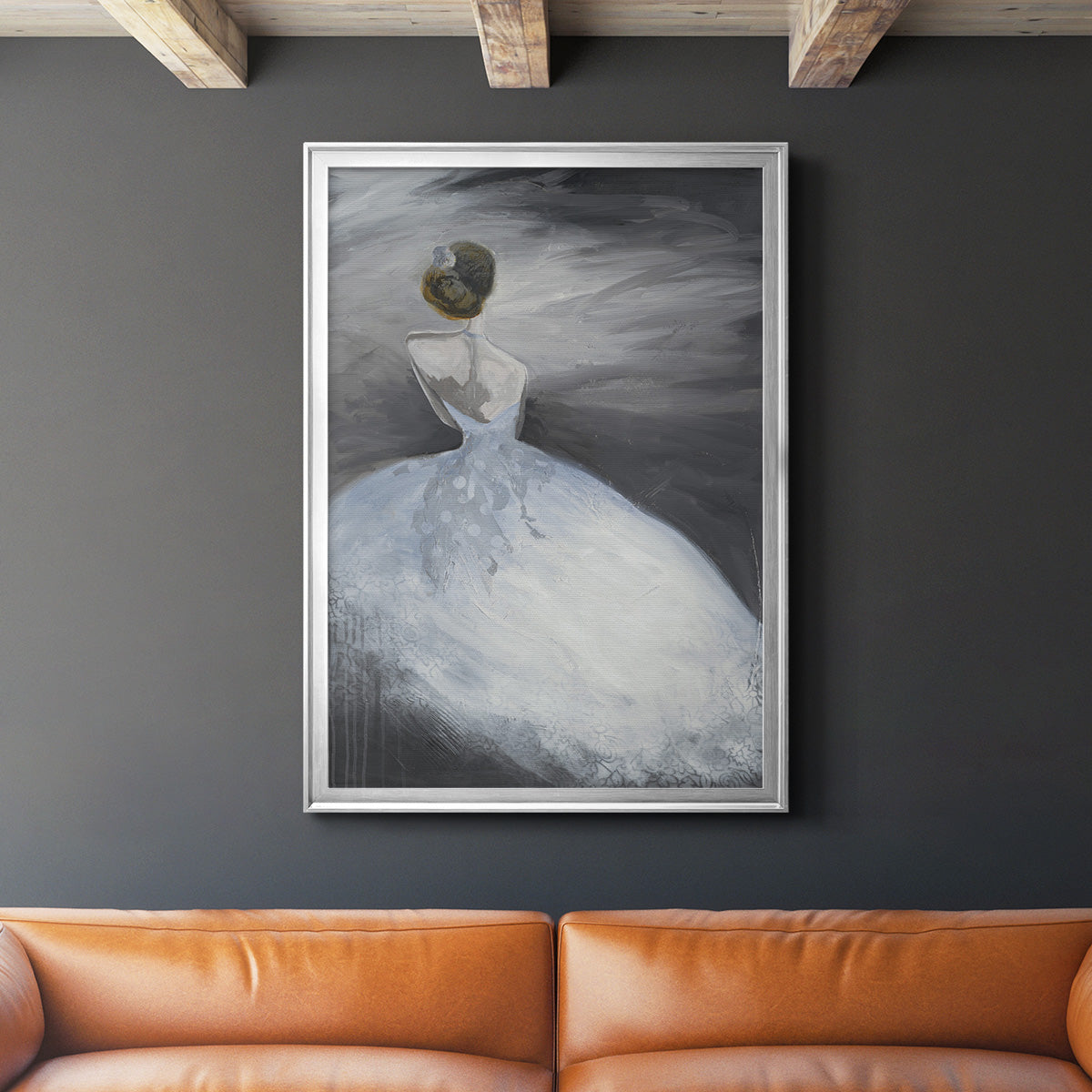 Off in the Distance - Framed Canvas Print