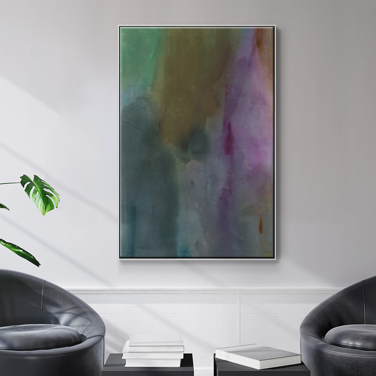 Simple Yet Affecting - Floater Framed Canvas Print