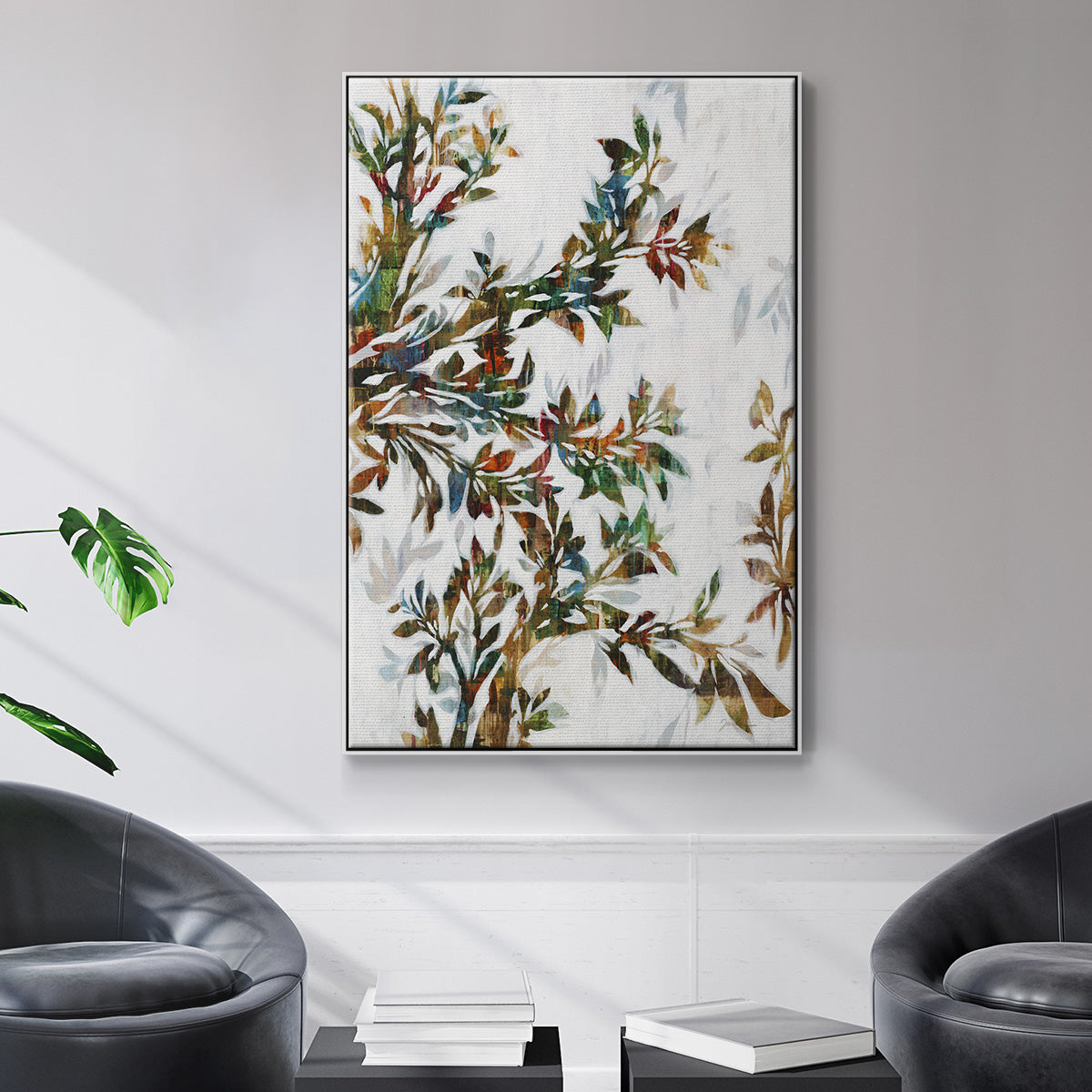 Tree of Life II - Floater Framed Canvas Print
