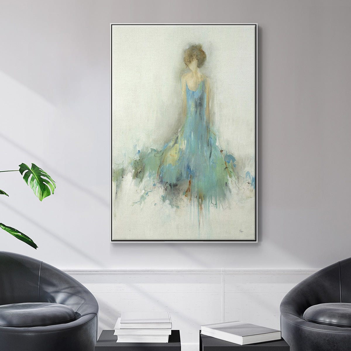 Reflection on You - Floater Framed Canvas Print